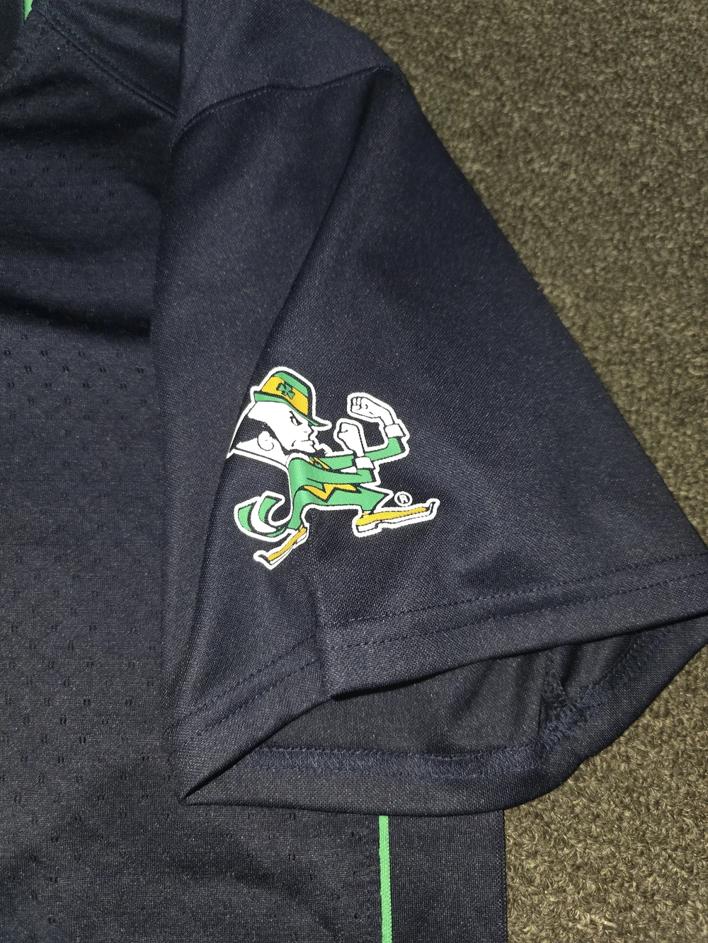 Rivalry Threads Notre Dame Irish Navy Jersey